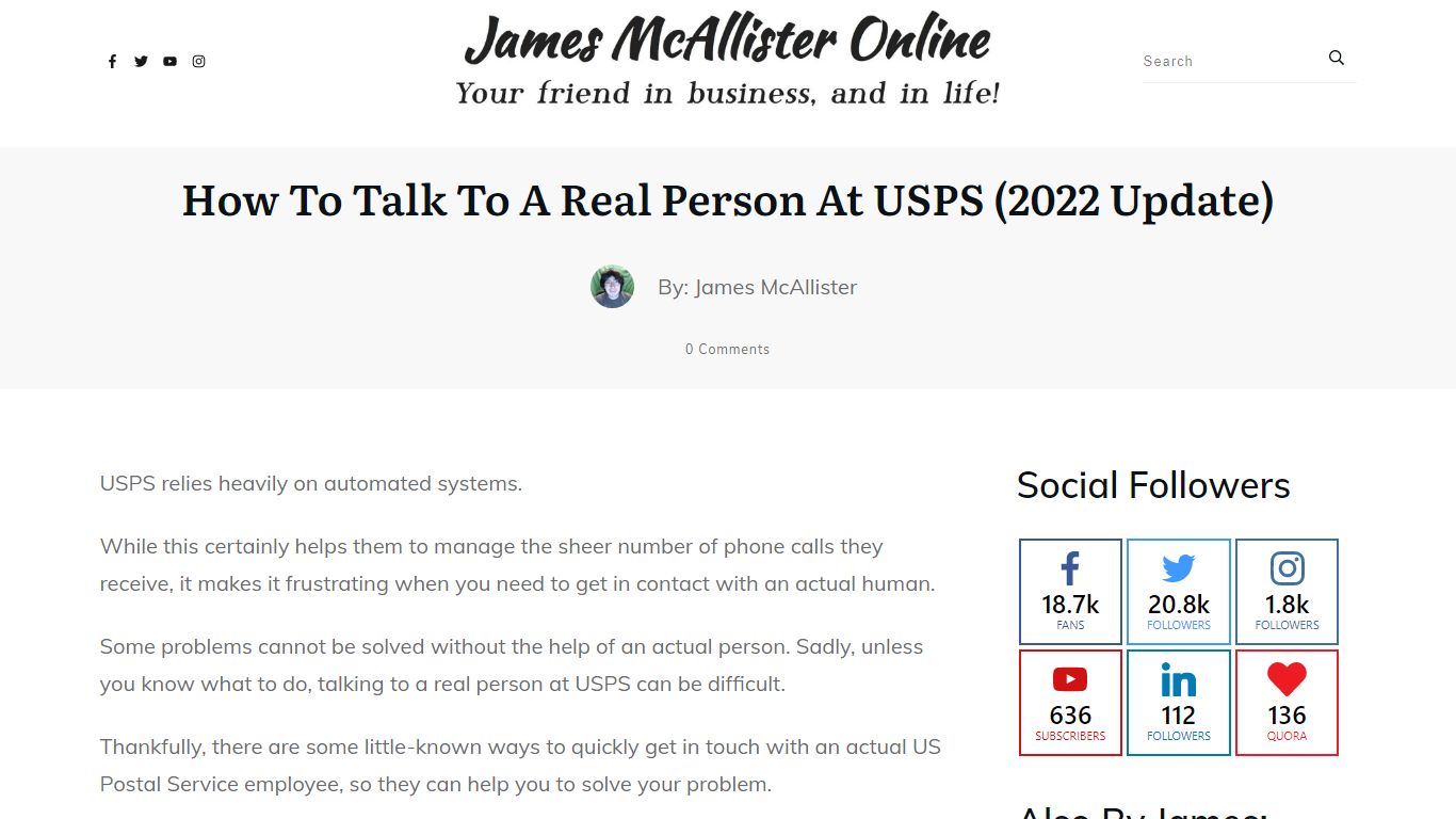 How To Talk To A Real Person At USPS (2022 Update)
